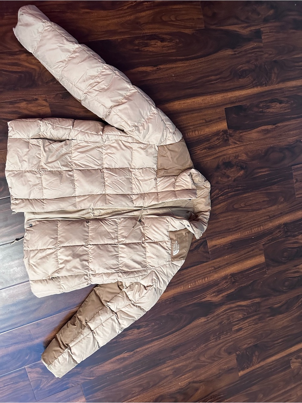 The North Face Women's Tan Quilted Bomber Jacket